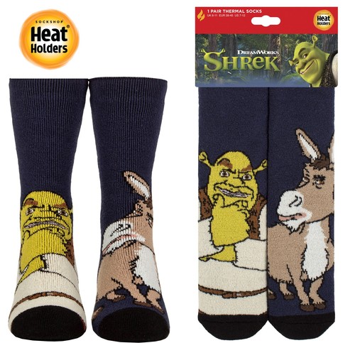 Mens shrek donkey socks - mens,