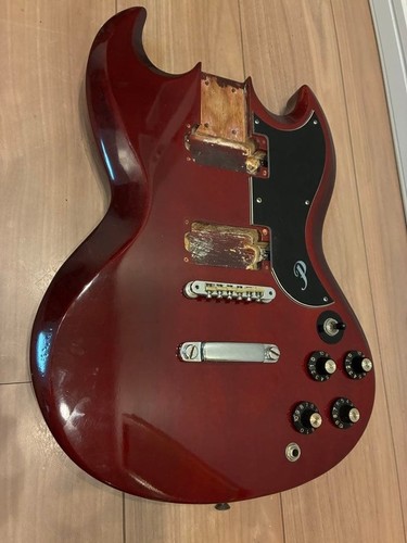 Pearl electric guitar body - sg,