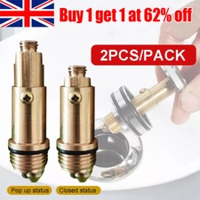 2Pcs Replacement Sink Basin Bath Waste Push Pop Up Internal Spring Plug Bolt