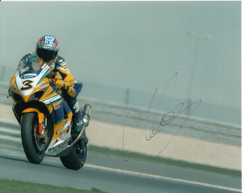 Max biaggi hand signed - max, alstare