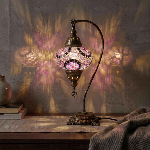 Pink turkish mosaic - pink, table