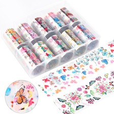  10 Rolls Nail Foil Stickers