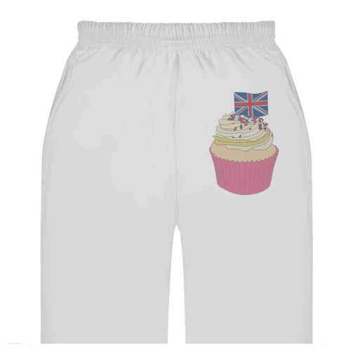 Cupcake union jack flag - &, flag'