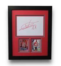 SUNDERLAND Wilson Isidor Framed SIGNED Autograph Auto Card Mount Display + COA