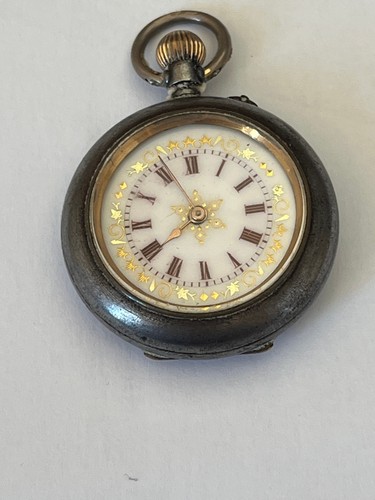 Lady pocket watch with - a,