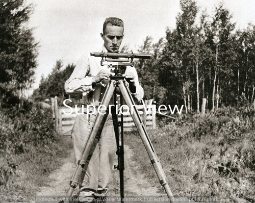 Old time surveyor - old, vintage