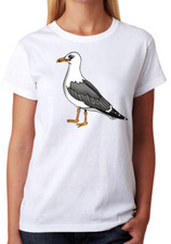 Seagull Bird Ladies T-Shirt