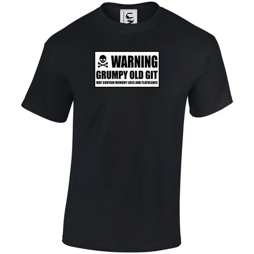 Warning grumpy old git - warning, t-shirt