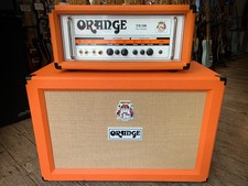 Orange TH100 Amplifier Head and PPC 212 Speaker Cabinet. Orange Stack