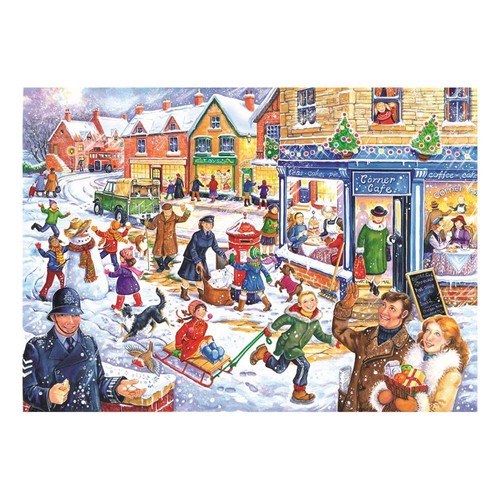 The house puzzles out - house, puzzles,
