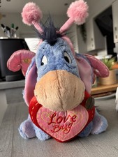 Disney Store Exclusive Limited Edition Eeyore Love Bug  Plush 13” tall
