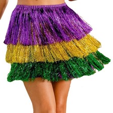 Women's Halloween Cowgirl Sparkly Fringe Belly Latin Dance Salsa Tango Skirt