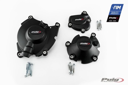 Puig black engine cover kit - engine,