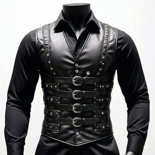Mens corset vest real - vest,