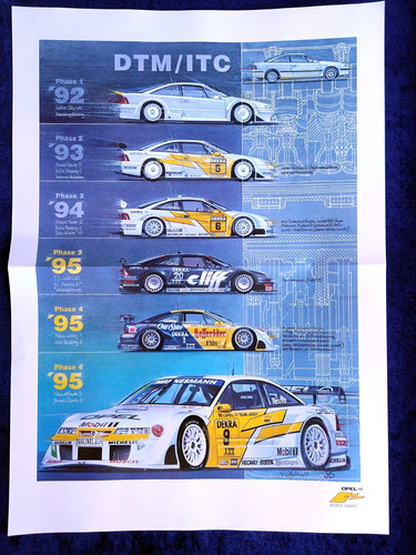 Opel calibra dtm itc - calibra, poster