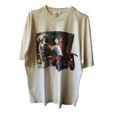 Wallace and Gromit Vintage T Shirt 1989 Motorbike Window Cleaning - Large Rare