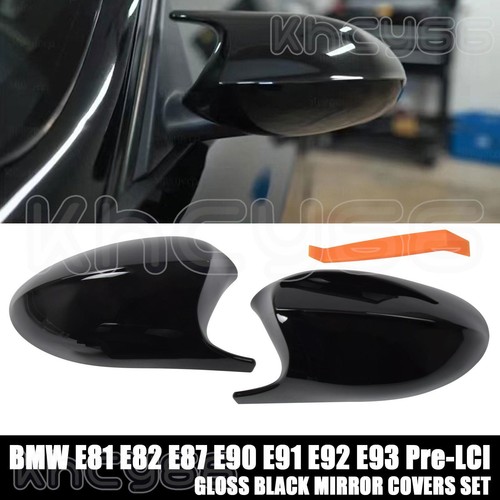 Gloss black wing mirror - 2x,