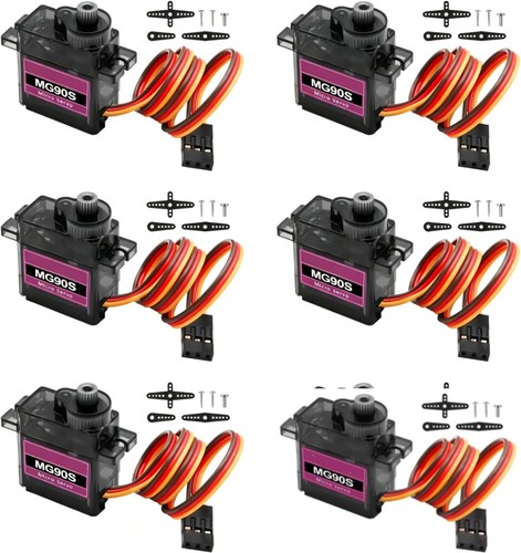 6pcs mg90s metal - metal, high