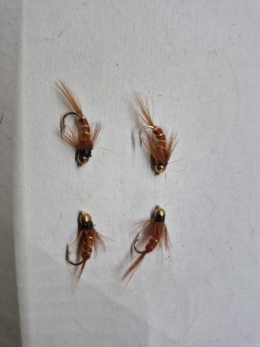 Mayfly nymph beaded brown - beaded, in