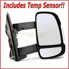 PEUGEOT BOXER Full Door Wing Mirror ELECTRIC HEATED Long Arm Right O/S 06 On UK