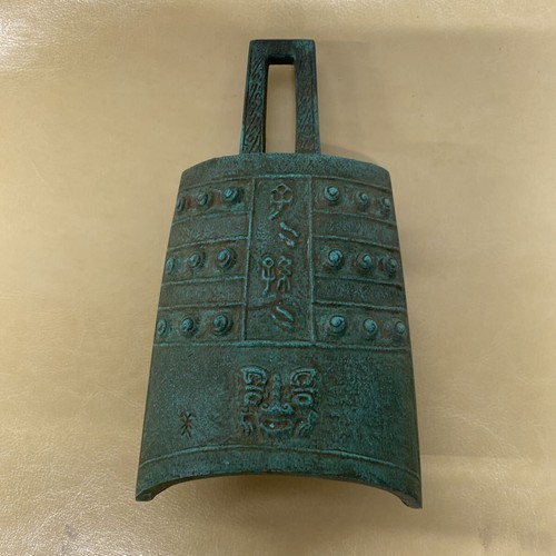 Japanese antique bronze temple - bronze,