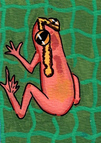 Aceo original art painting - , of