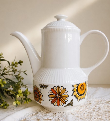 Vintage retro floral coffee - floral,