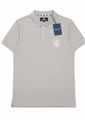 Aquascutum men polo grey - men's,