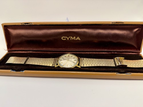 Mens 1960s cyma - star, gold