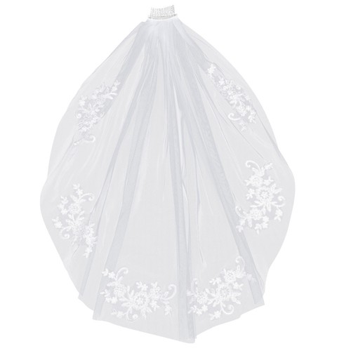 Short bridal veil - bridal,