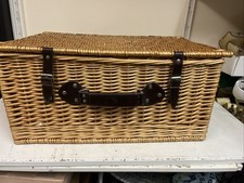Large F&M STYLE Wicker Hamper