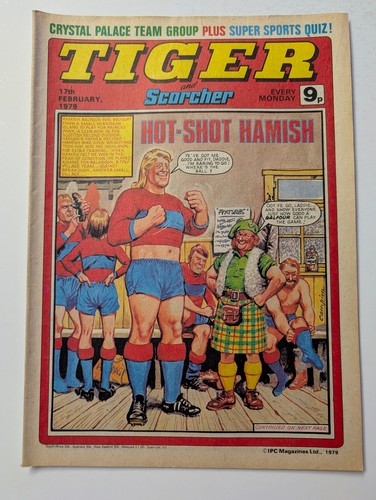 Tiger and scorcher comic 17th - tiger,