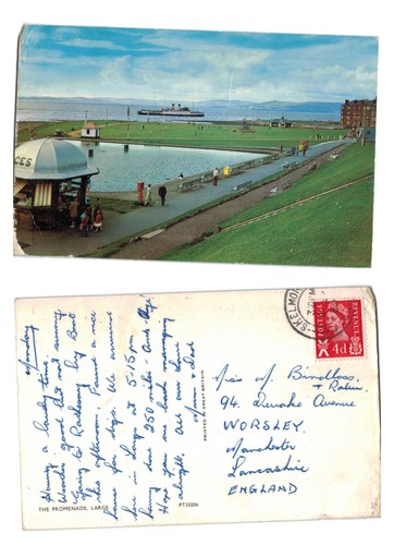 Postcard the promenade - -,