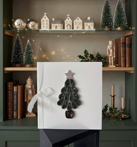 Quilled paper christmas tree - christmas,