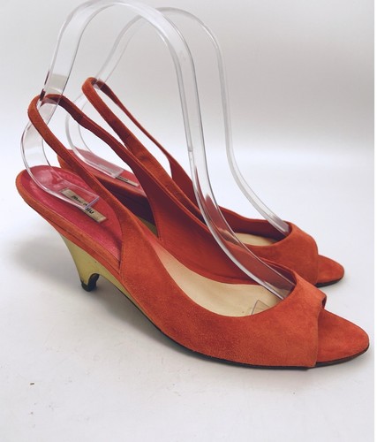 Miu suede slingback - miu,