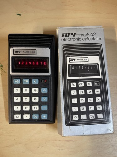 Apf mark vintage calculator - apf,