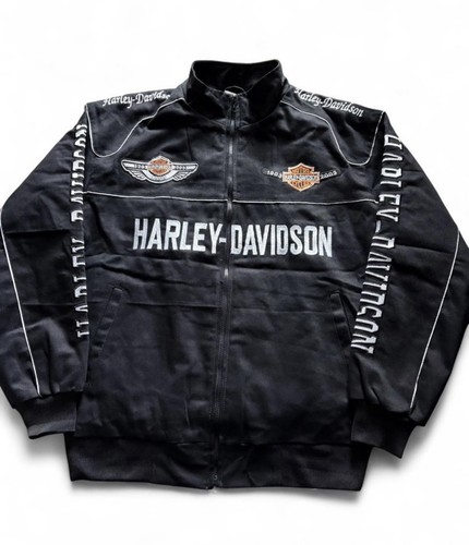 Harley davidson black quilted - davidson,