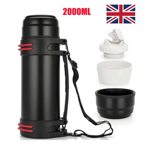 Large stainless steel flask - 2l,
