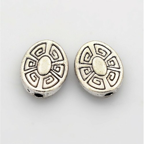 Tibetan silver spacer beads - silver,