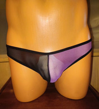 2 Pack Mens Sexy Sheer Purple