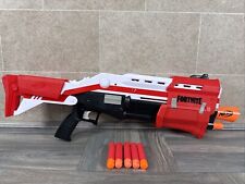 Fortnite NERF TS-1 Mega Pump Blaster Bossmerg-12 Red White Big Gun Action Tested