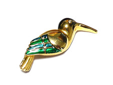 PRETTY Goldtone Blue/Green