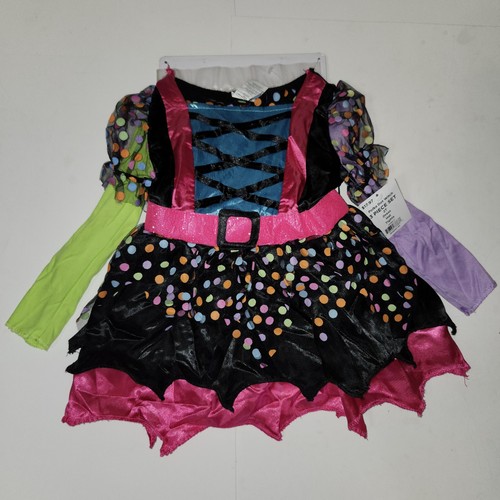 Polka dot witch toddler - polka, girls