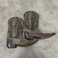 Stetson Cowboy Boots All Leather Handmade US Size 11.5 D