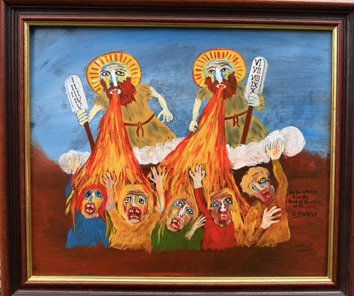 Original naive art - naive/art, oil