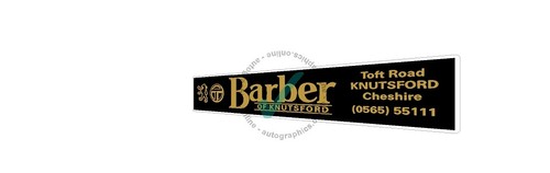 Barber talbot peugeot rear - barber,