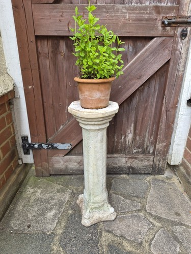 Antique vintage garden pillar - antique,
