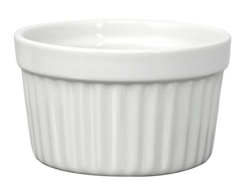 White ramekin dishes - white,