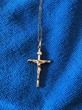 9ct Gold Crucifix Hallmarked