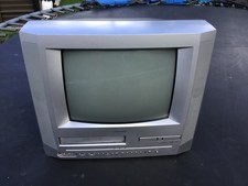 14 Inch Bush CRT Retro Gaming TV Monitor RGB Scart 240p VCR DVD Combo BTV183DVD